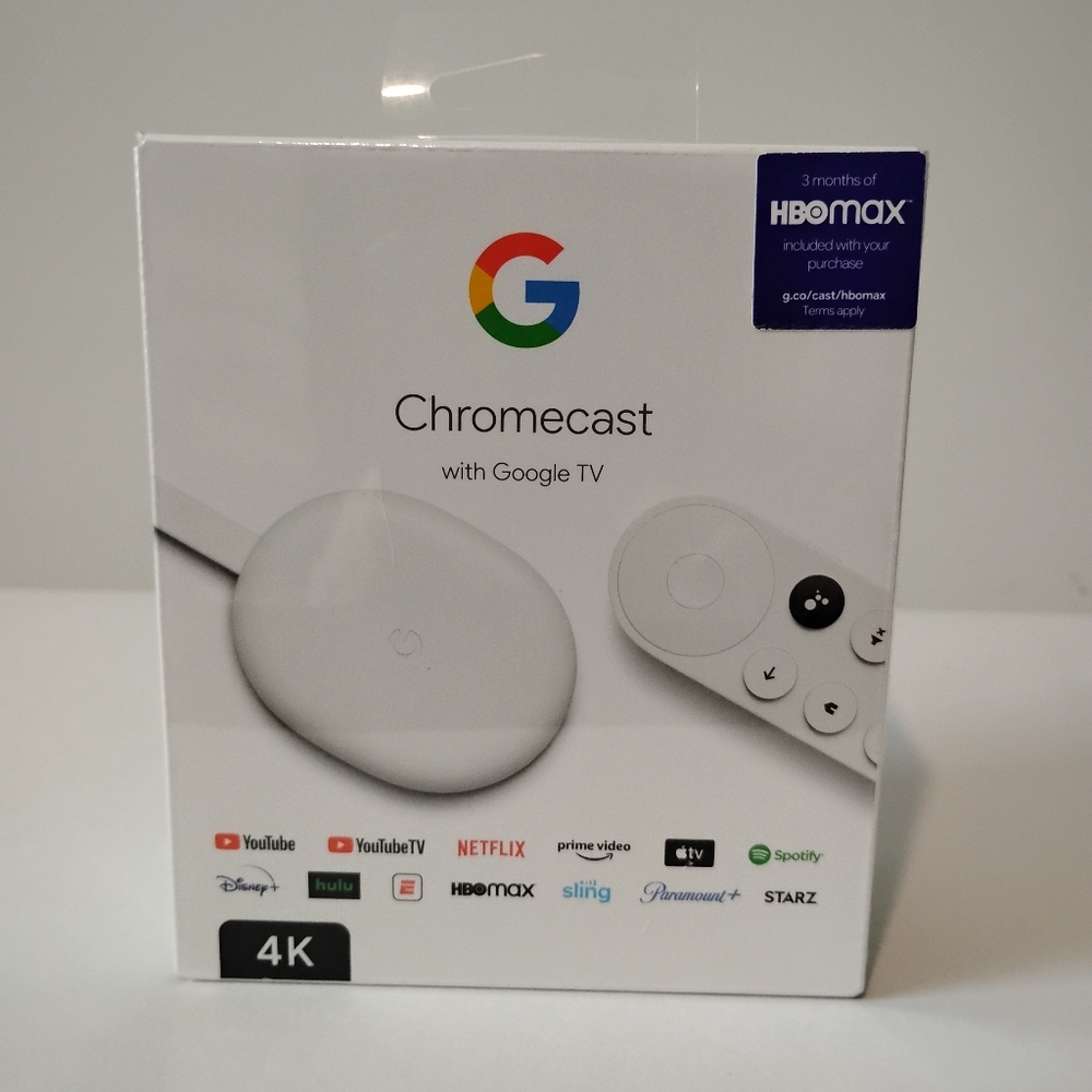 Google Streaming Device - White and Black- New/Sealed